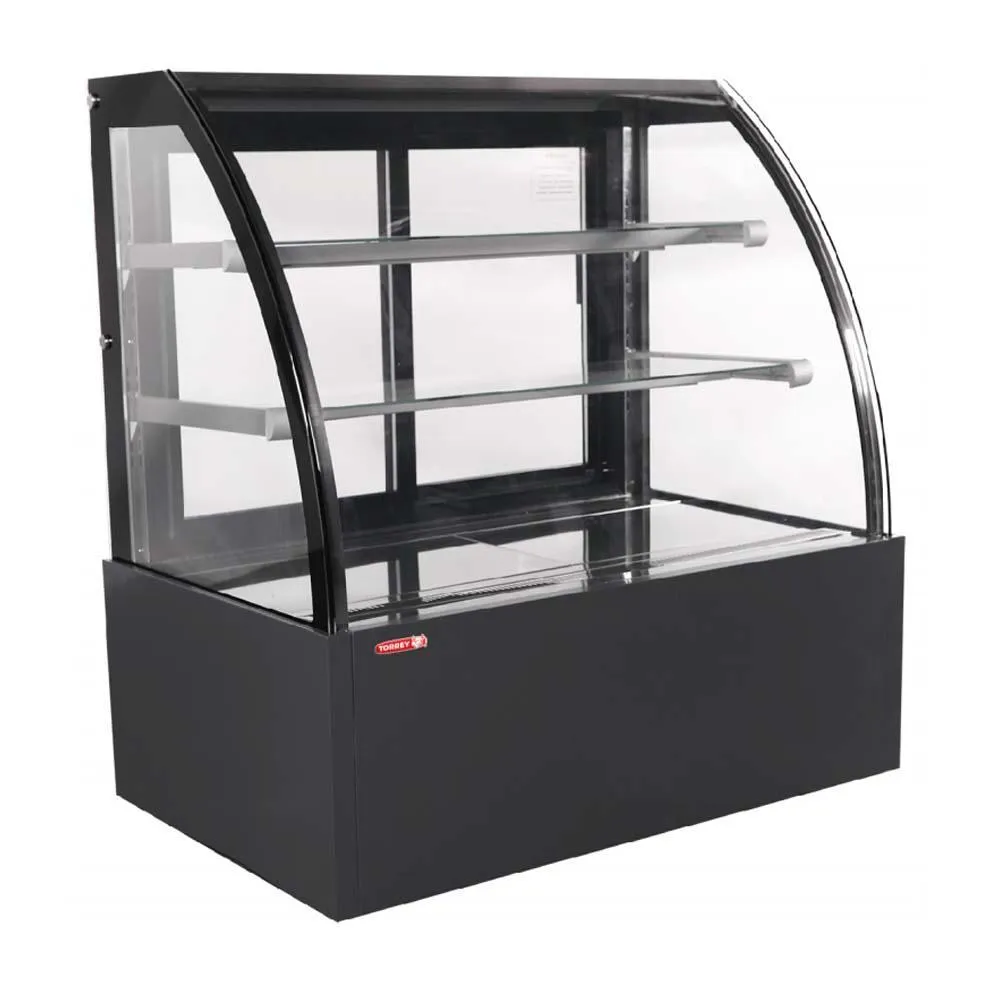 Vitrina Refrigerada Full Glass Curva 120cm Torrey VFG-120C