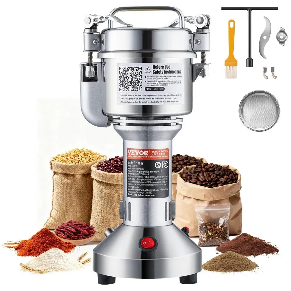 Molino Granos Eléctrico 150gr 850W VEVOR HC-150