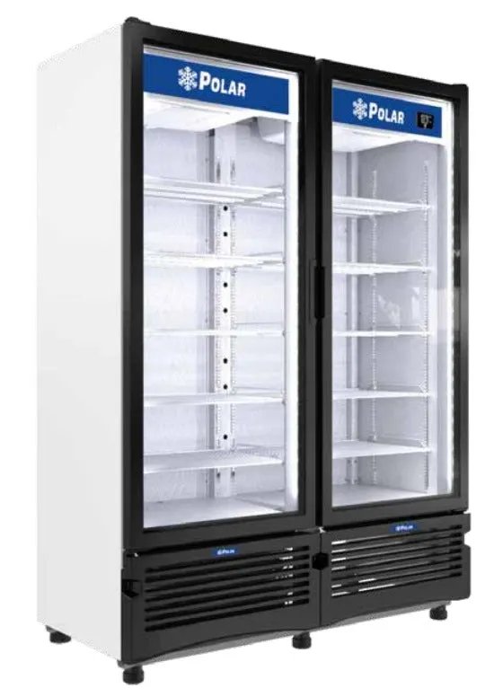 Refrigerador Vertical 2 Puertas Cristal 42 Pies Polar PVC42