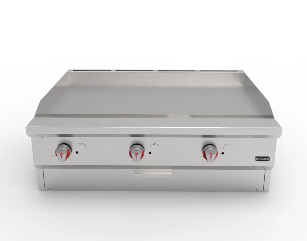 Plancha 3 Quemadores Drago PG-3