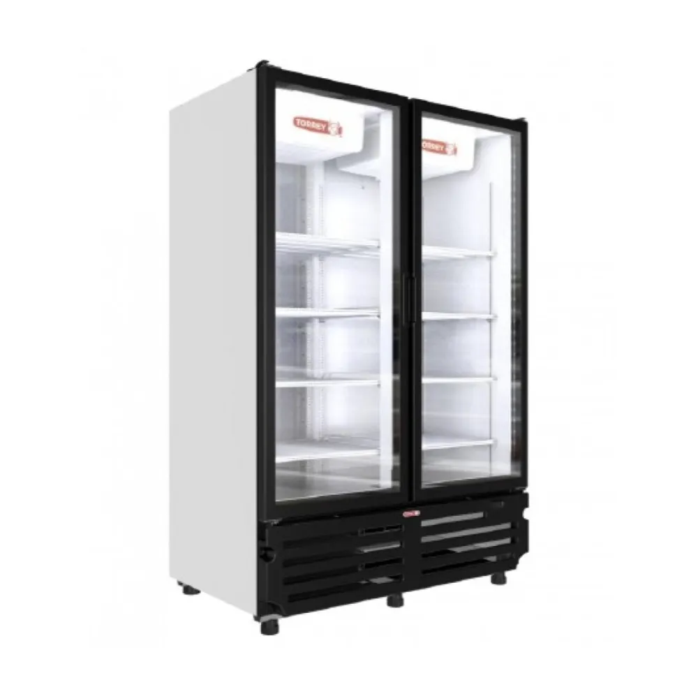Refrigerador Vertical Exhibidor 2 Puertas Cristal Blanco 36 Pies Torrey TVC36