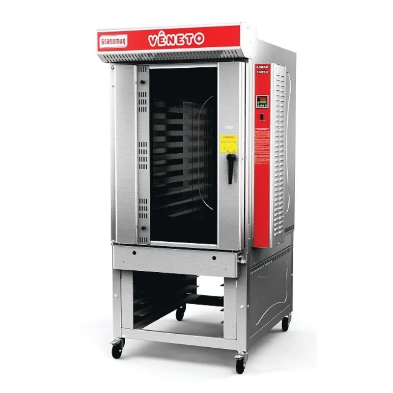 Horno Turbo Veneto A Gas Para 10 Charolas G.Paniz FTG300V