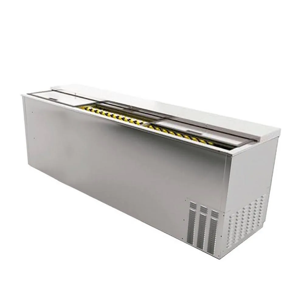 Botellero Refrigerado Acero Inox 3 Puertas 25.7 Pies Asber ADBC-80-S HC