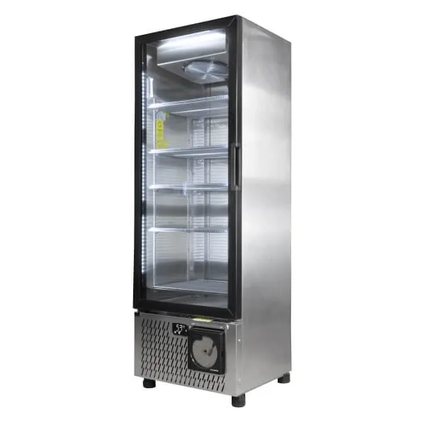 Refrigerador Médico Vertical Acero Inox Luz Led C/graficador 12 Pies (1024061) Imbera VMC12B-M1