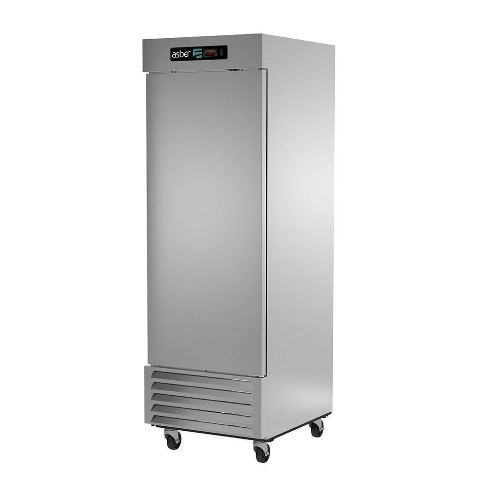 Congelador Vertical 1 Puerta Acero Inox 23 Pies Asber ARF-23-H HC