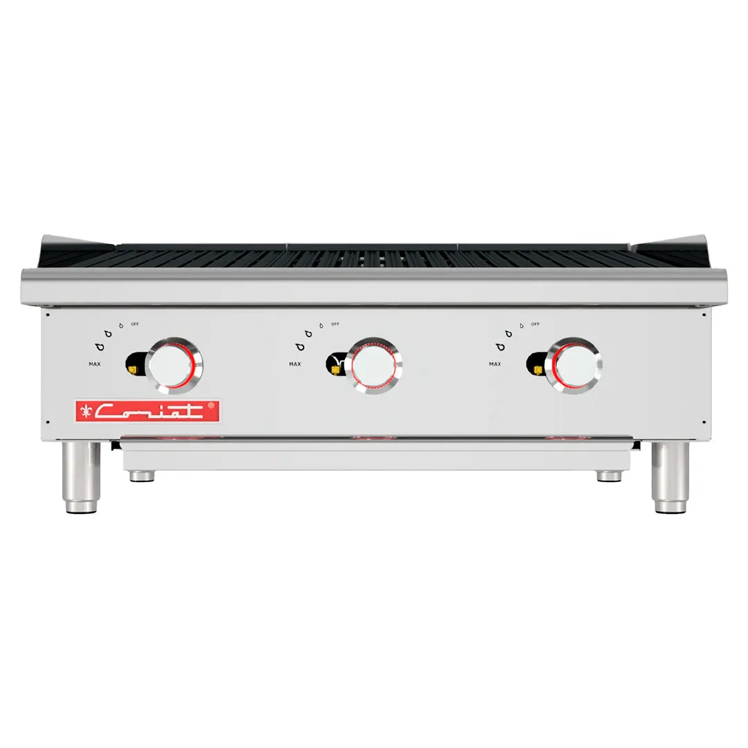 Asador a Gas 3 Quemadores, 3 Parrillas Reversibles Coriat ACV-3 MASTER DE MESA
