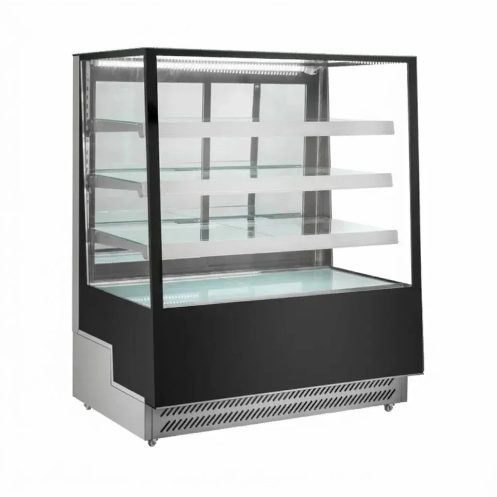 Vitrina Refrigerada De Piso Cristal Recto 350 L 480W 110V Migsa ARC-300L