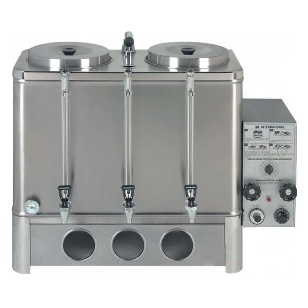 INTERNATIONAL 50-50A precoladora automatica conversion temperatura 100 lts
