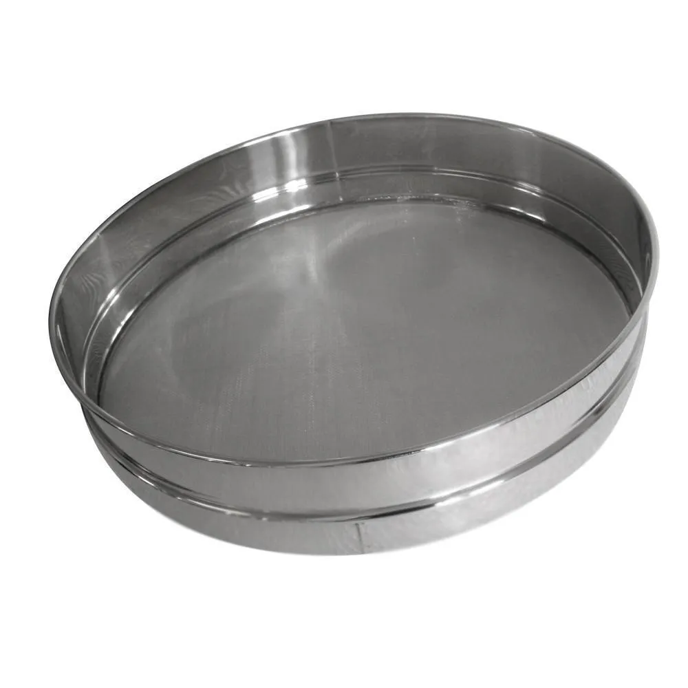 Tamiz de Malla Fina Acero Inoxidable 14" Diámetro Winco SIV-14