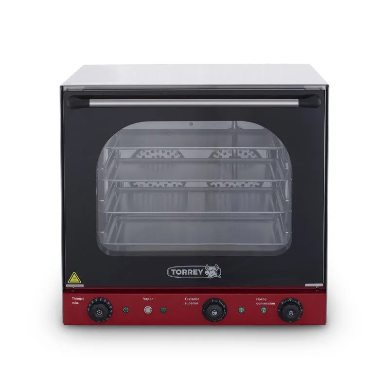 Horno de Convección Eléctrico con Inyector de Vapor 2,670 W 220 V Torrey HEC-4V