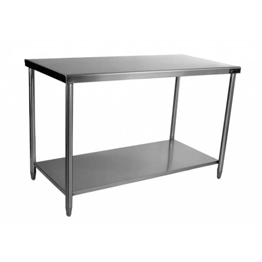 Mesa Central Con Entrepaño Acero Inoxidable 138 Cm Ferro 15423104