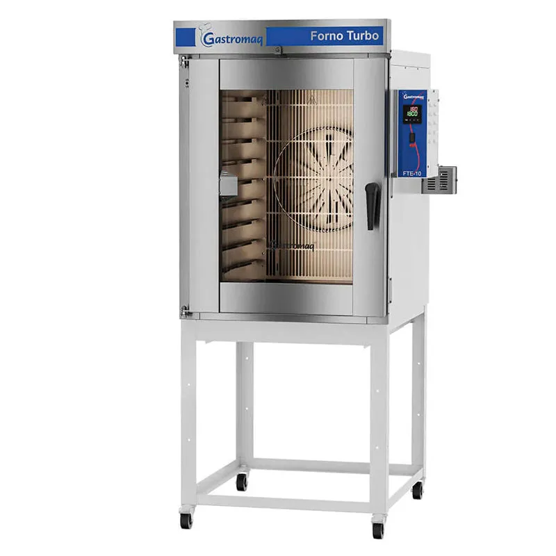 Horno Turbo Eléctrico 10 Charolas Gastromaq FTE10