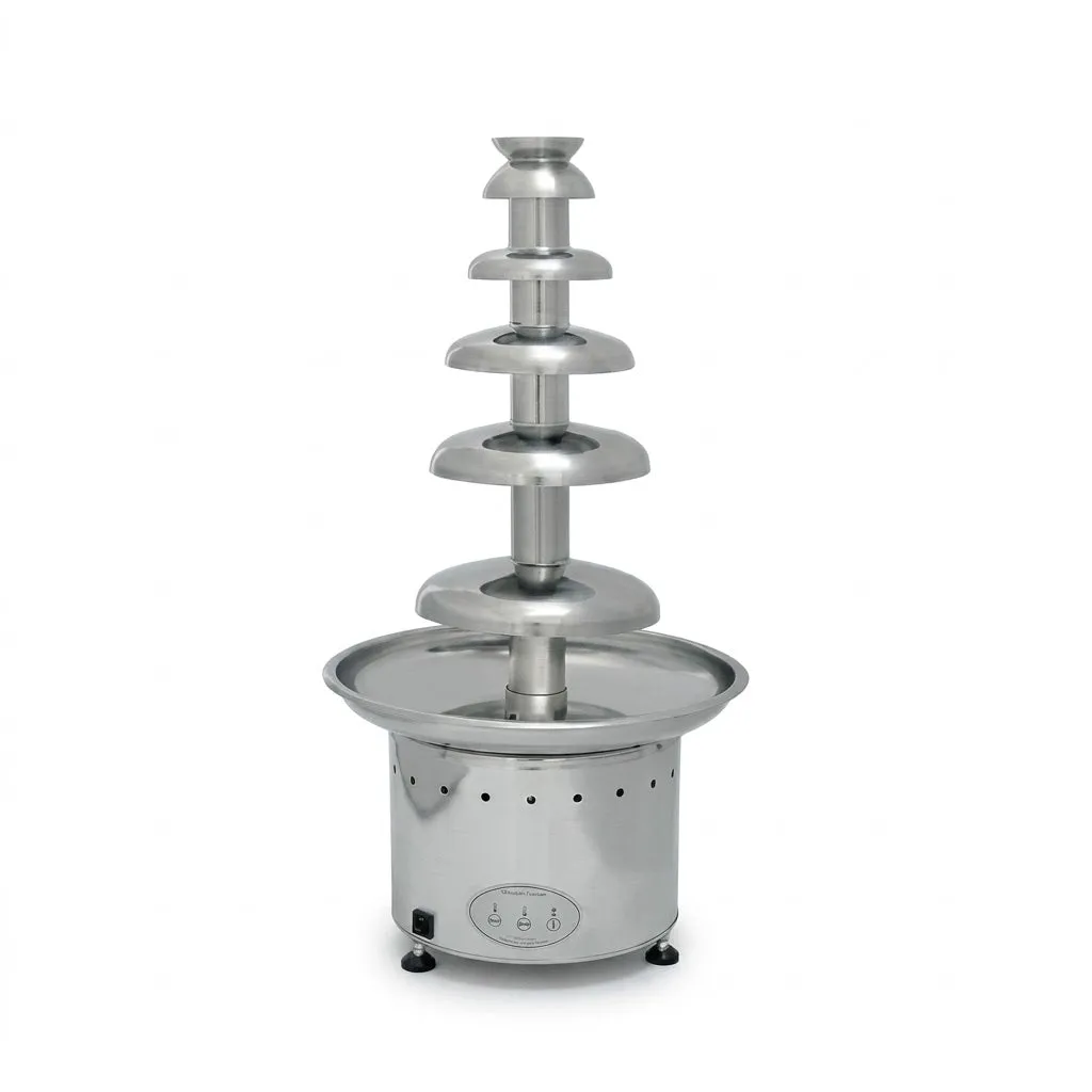 Fuente De Chocolate Profesional 6 Cascadas 120V Migsa CF44A