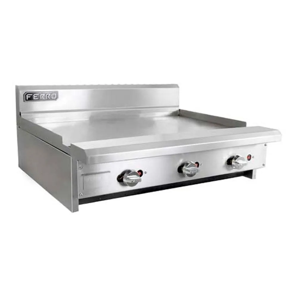 Plancha 36" De Mesa Acero Inoxidable 3 Quemadores Ferro 23151108