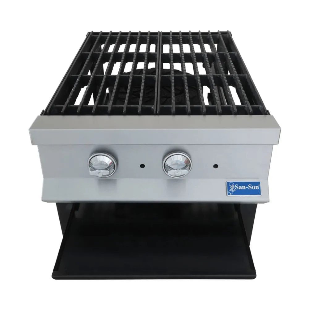 Fogon Heavy Duty a Gas, 1 Quemadore, Parrilla de Supercie Dentada San-Son SSF1