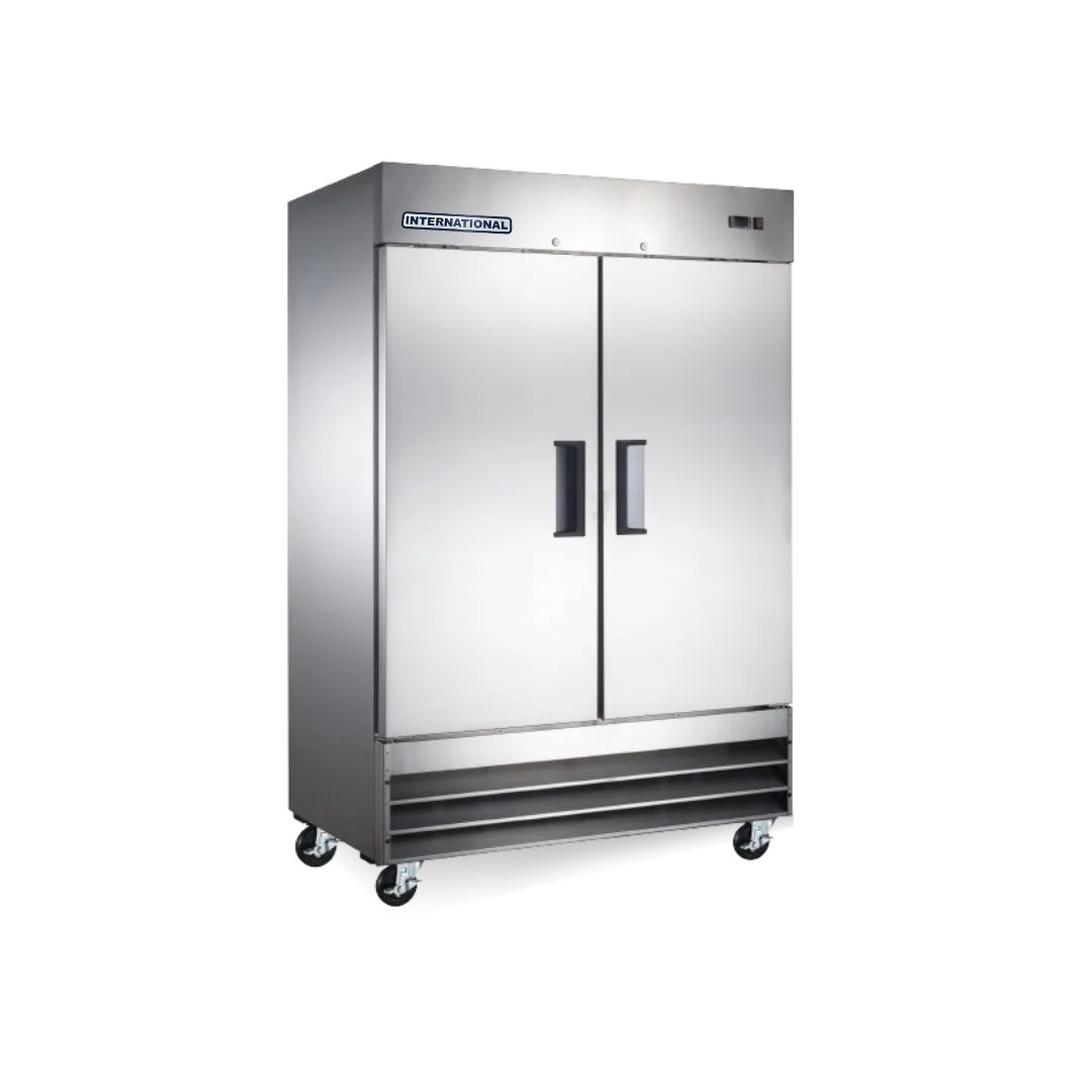 Refrigerador Vertical 2 Puertas Solidas 41 Pies INTERNATIONAL INT/RV-2PS-AI