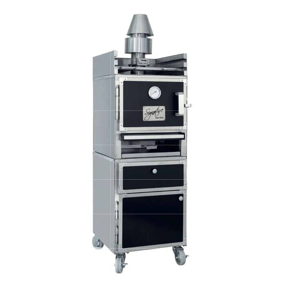 Horno De Brasa Acero Inoxidable Aislamiento Con Gabinete San-Son SIGNATURE HBSPG