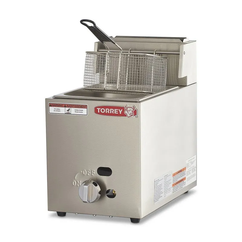 Freidora de Mesa Gas 5L Torrey FRT-5G