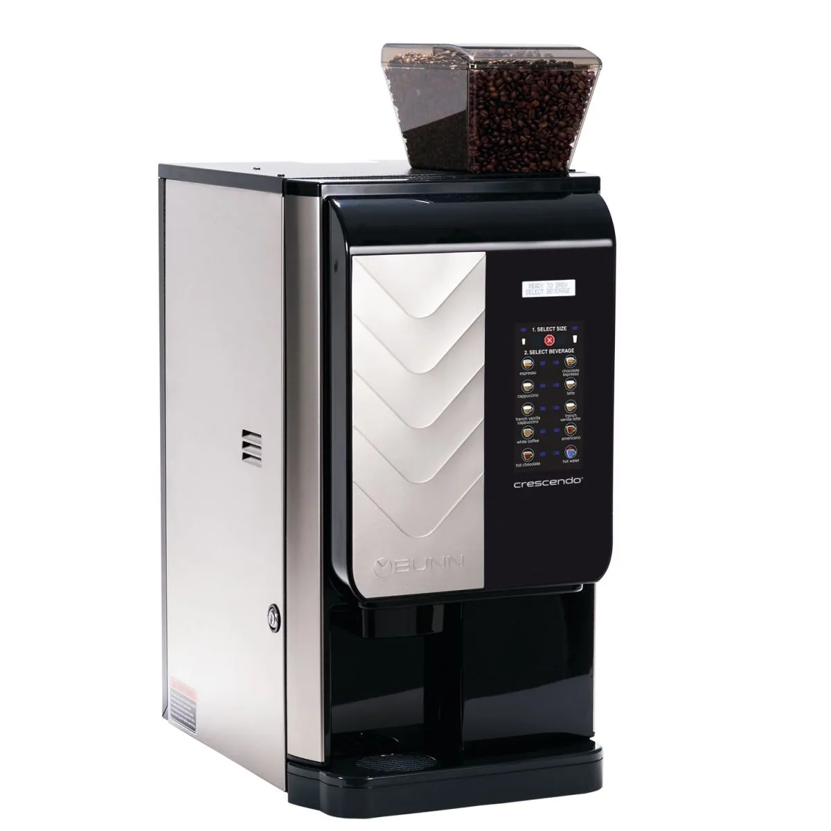 Crescendo Cafetera de Grano a Taza 3 Tolvas BUNN 44300.0201