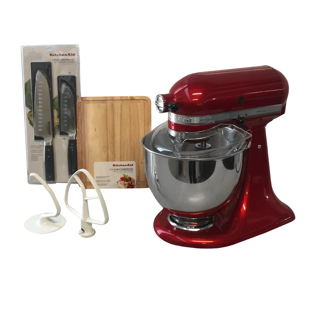 Batidora Artisan 4.5 qt con Set de Cuchillo y Tabla Edición Especial Kitchenaid KSM150PSCUCH