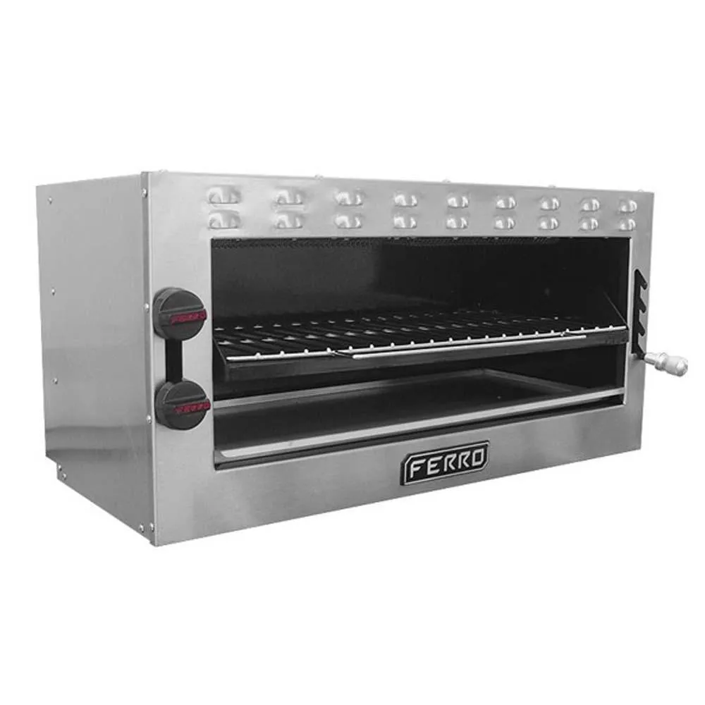 Salamandra 36" Acero Inoxidable 2 Quemadores Ferro 23151022