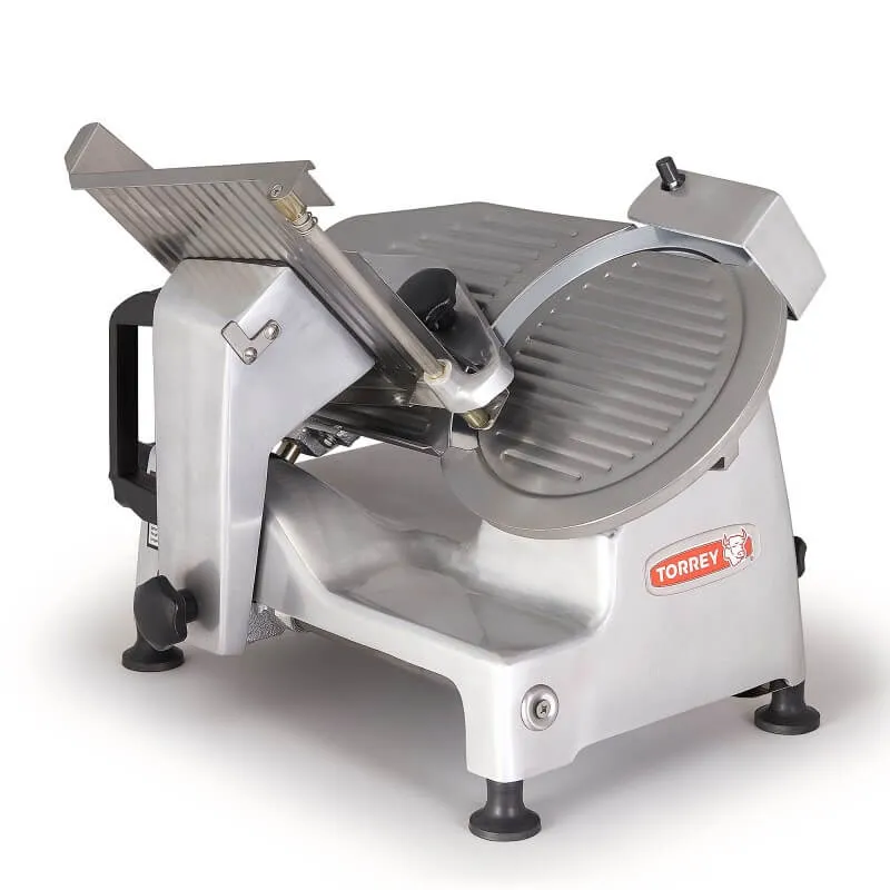 Rebanadora Carnes Frias, Verduras y Vegetales Cuchilla 25cm 1/3 HP Monofásico Torrey RB-250DC
