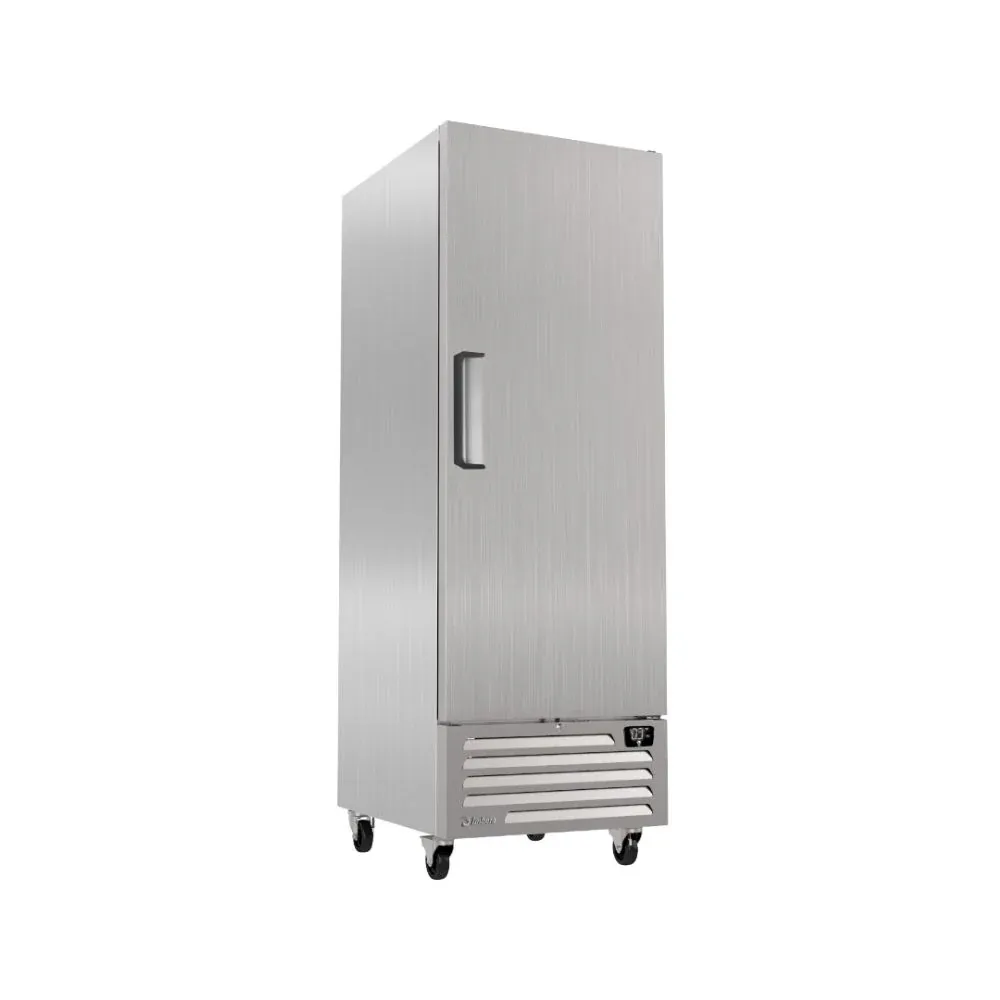 Refrigerador Vertical 1 Puertas Acero Inox Luz Led 23.4Pies (1028382) Imbera RIB23C-1