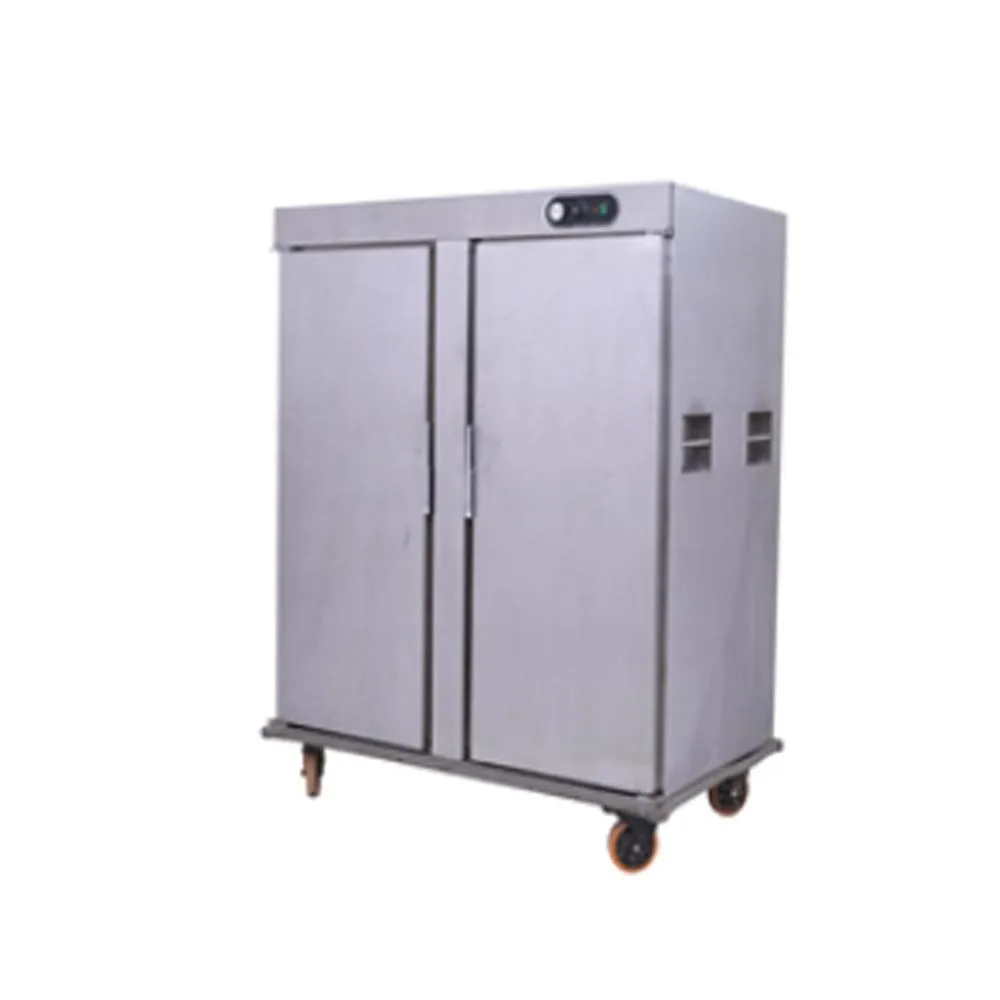 Carro Calentón De Alimentos Doble Eléctrico 2.2 Kw 220V / 60HZ Migsa HW-22-21