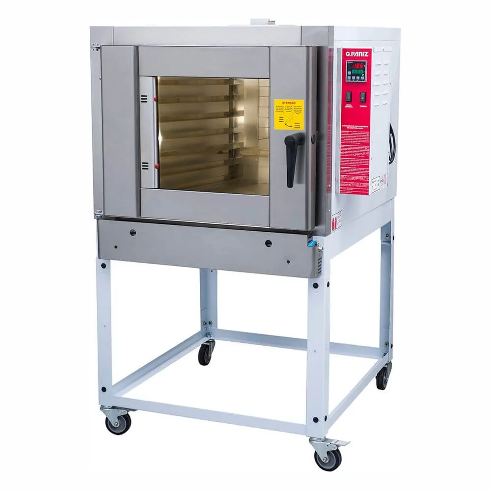 Horno Turbo A Gas Para 5 Charolas De 40 X 60, 45 X 65 O 60 X 80 Cm G.Paniz FTG150