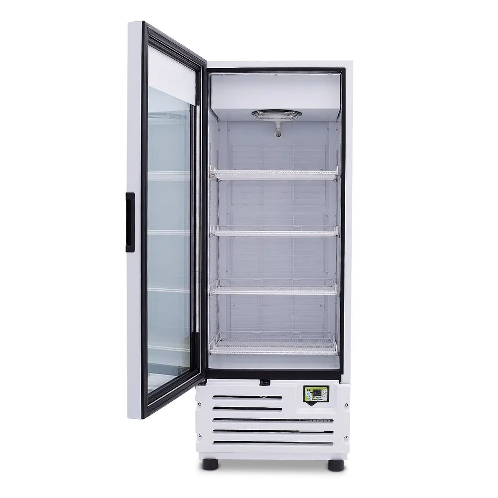 Congelador Vertical 1 Puerta Cristal Luz Led 16 Pies (1028946) Imbera VFS16 C