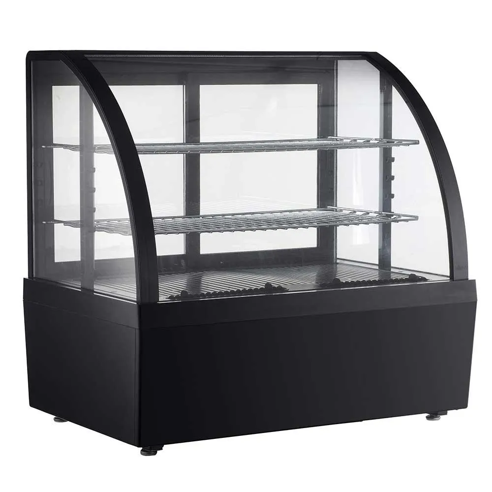 Vitrina Refrigerada Cristal Curvo Con Sistema Antiempañante Frontal 190W 110V Migsa RTW-100L-3