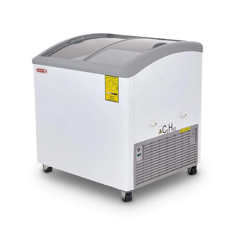 Congelador Horizontal Tapa Cristal Curvo 170L Torrey CHC-80CR