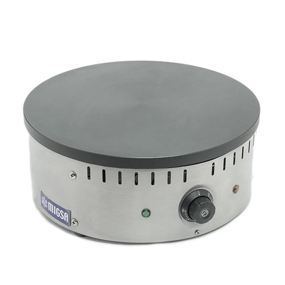 Crepera Circular Electrica De 40 Cm 1,800W 120V Migsa CM-003