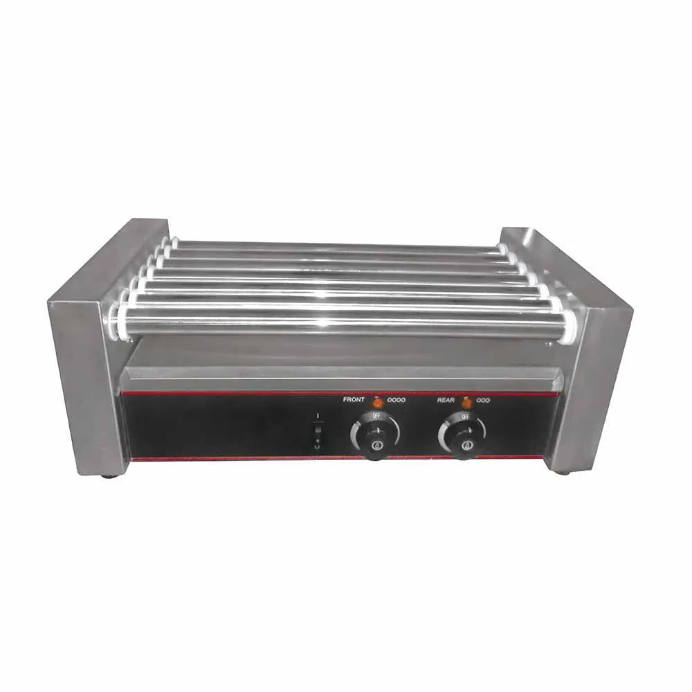 Asador Electronico Para 18 Salchichas Con 7 Rodillos Giratorios 590W 120V Migsa HD-G7