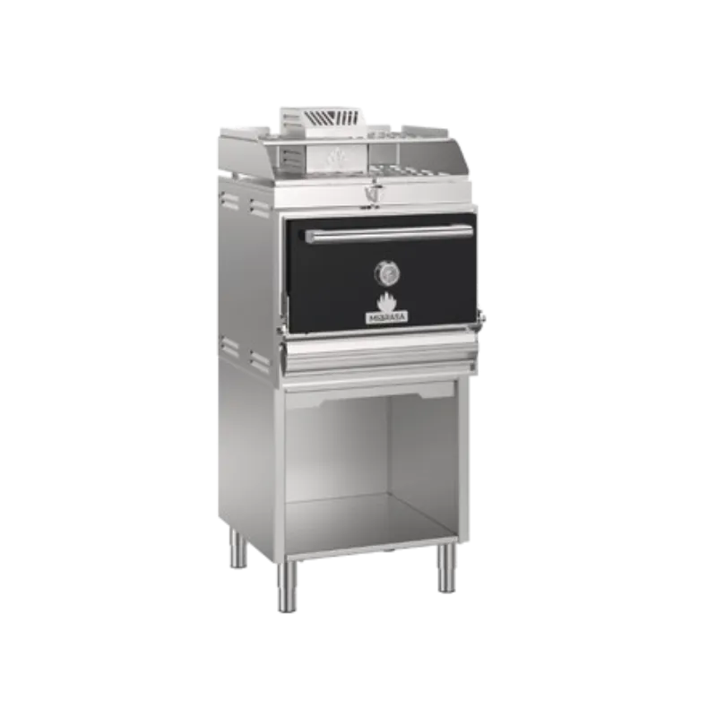 Horno con Mueble y Soporte para Bandejas 110 a 130 Comensales Mibrasa HMBMASB110-BS