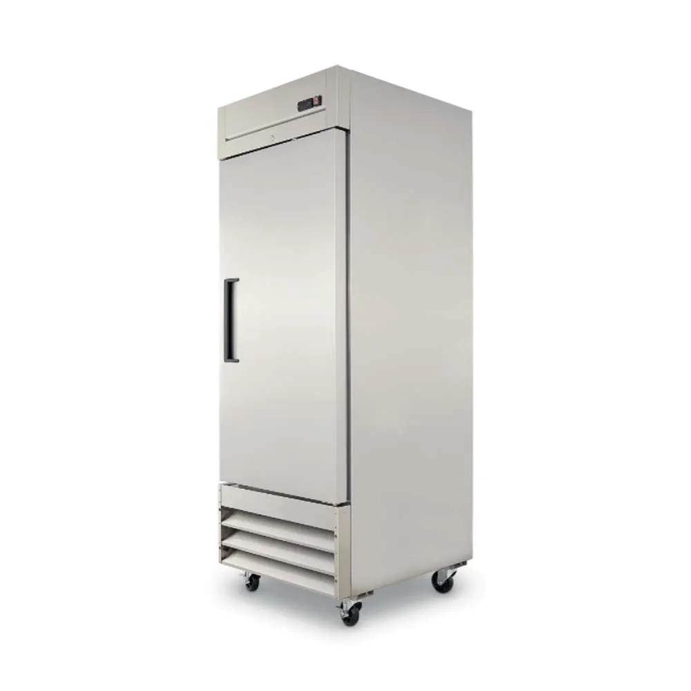 Refrigerador Vertical 1 Puerta Solida Acero Inox 23 Pies Torrey RVSA-23UI