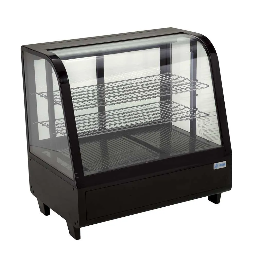 Vitrina Refrigerada Cristal Curvo 100 L 160W 110V Migsa RTW-100L
