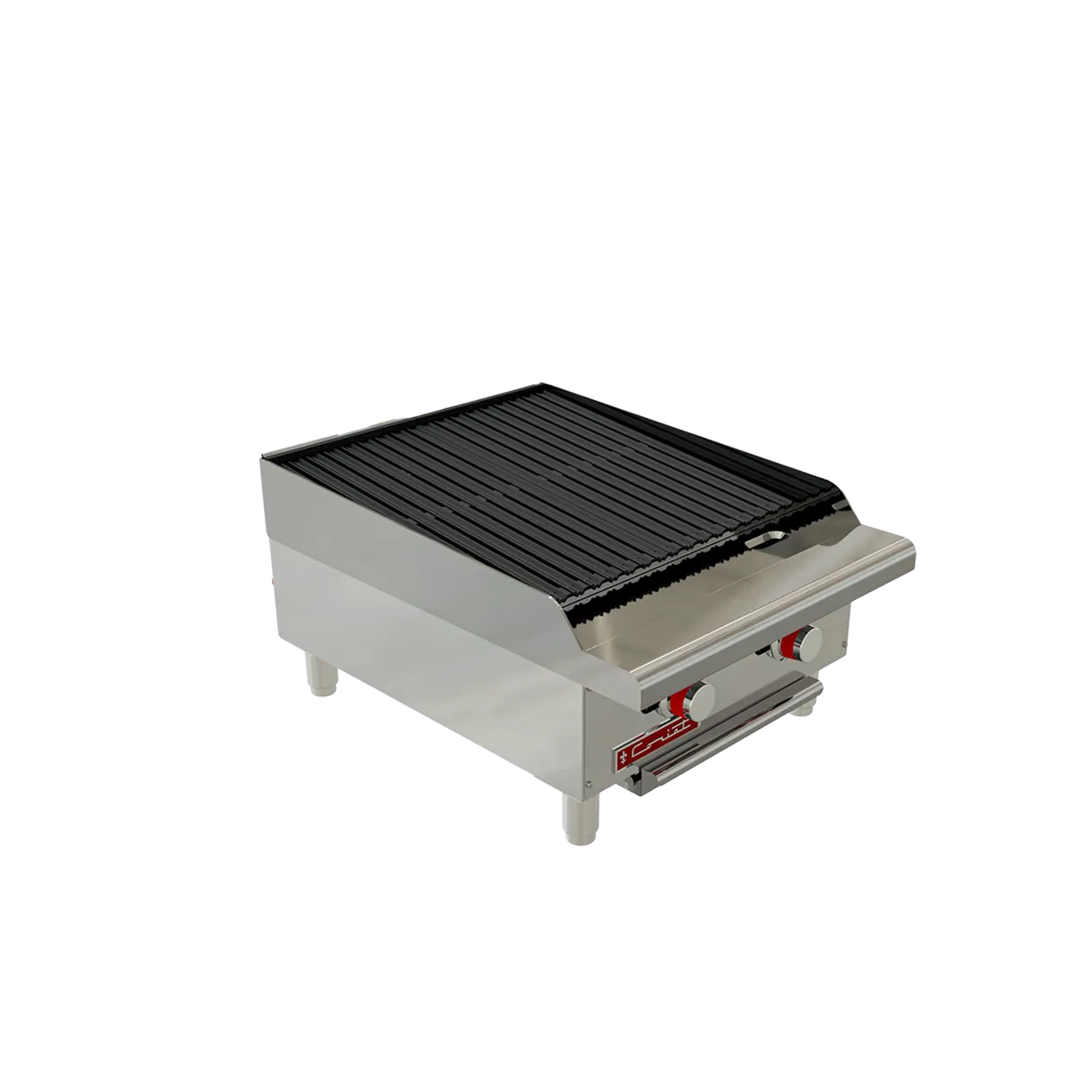 Asador a Gas 2 Quemadores, 2 Parrillas Reversibles Coriat ACV-2 MASTER DE MESA