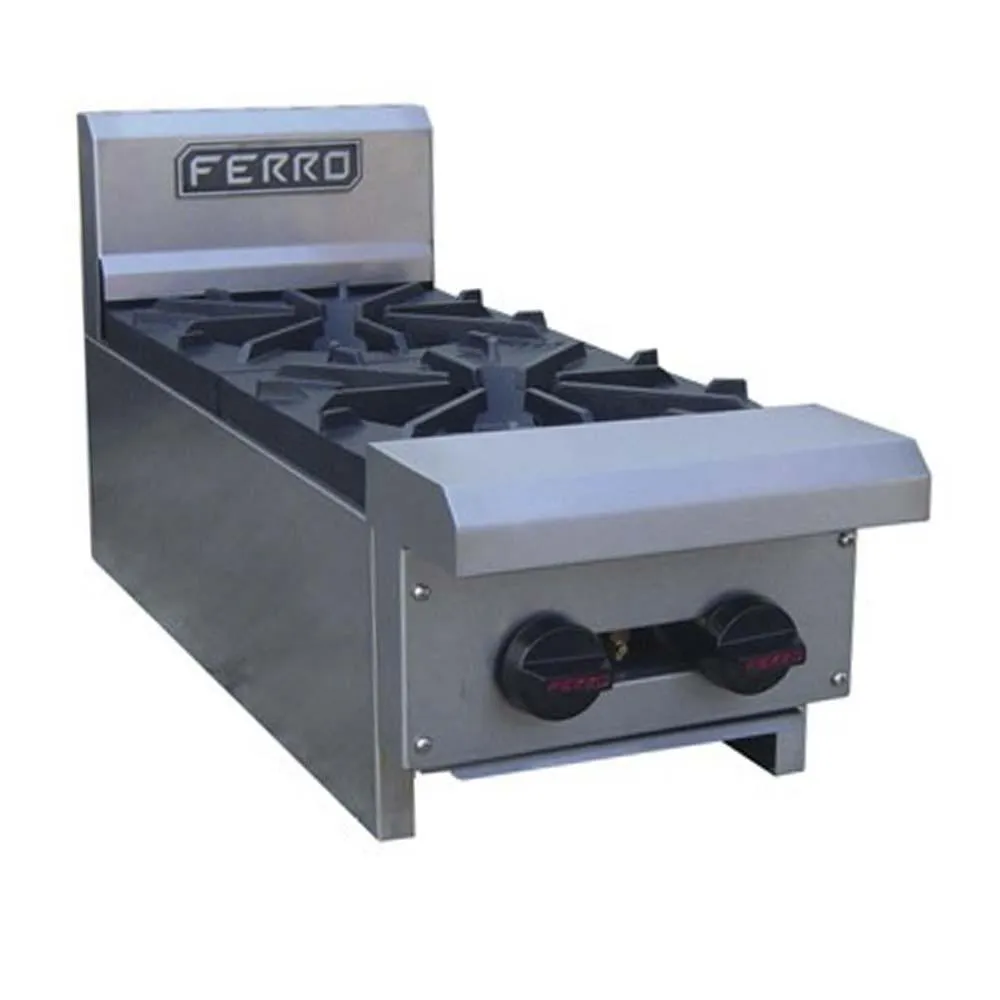 Parrilla 2 Quemadores Gas LP Acero Inoxidable Ferro 23151122