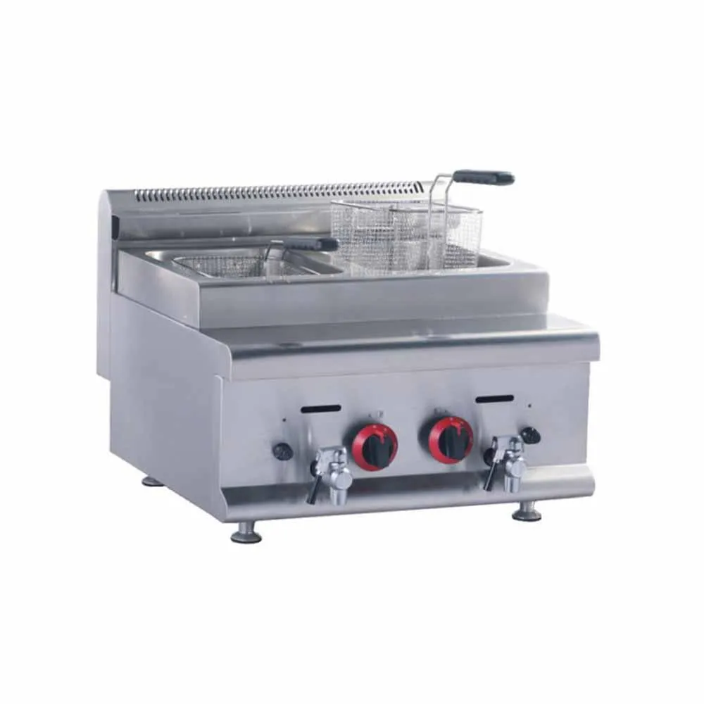 Freidora Modular De 2 Tinas A Gas 8 L C/U Migsa HGR-608
