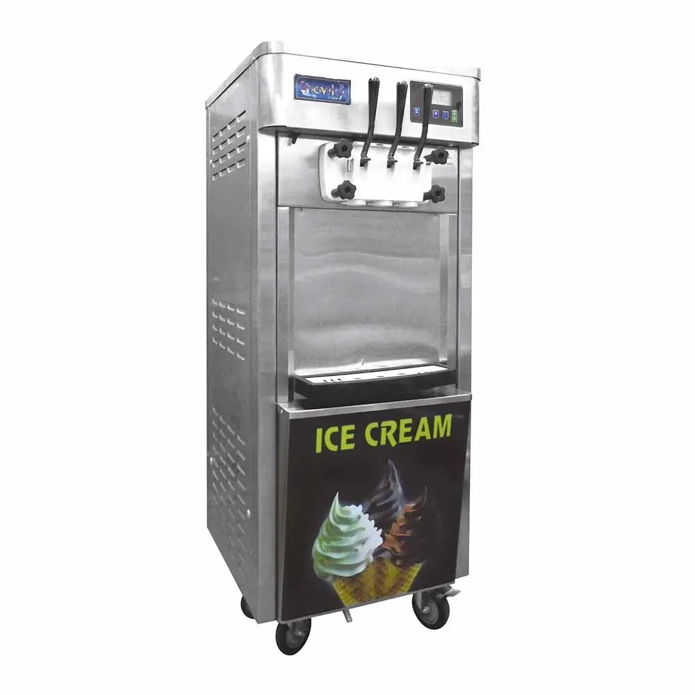 Maquina De Helado Suave De Piso Con Sistema Nocturno 1,800W Migsa BQL-825E-P