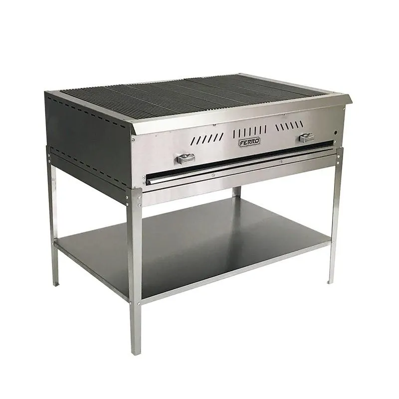 Asador Mayor 10 Quemadores Acero Inoxidable Ferro 16001001