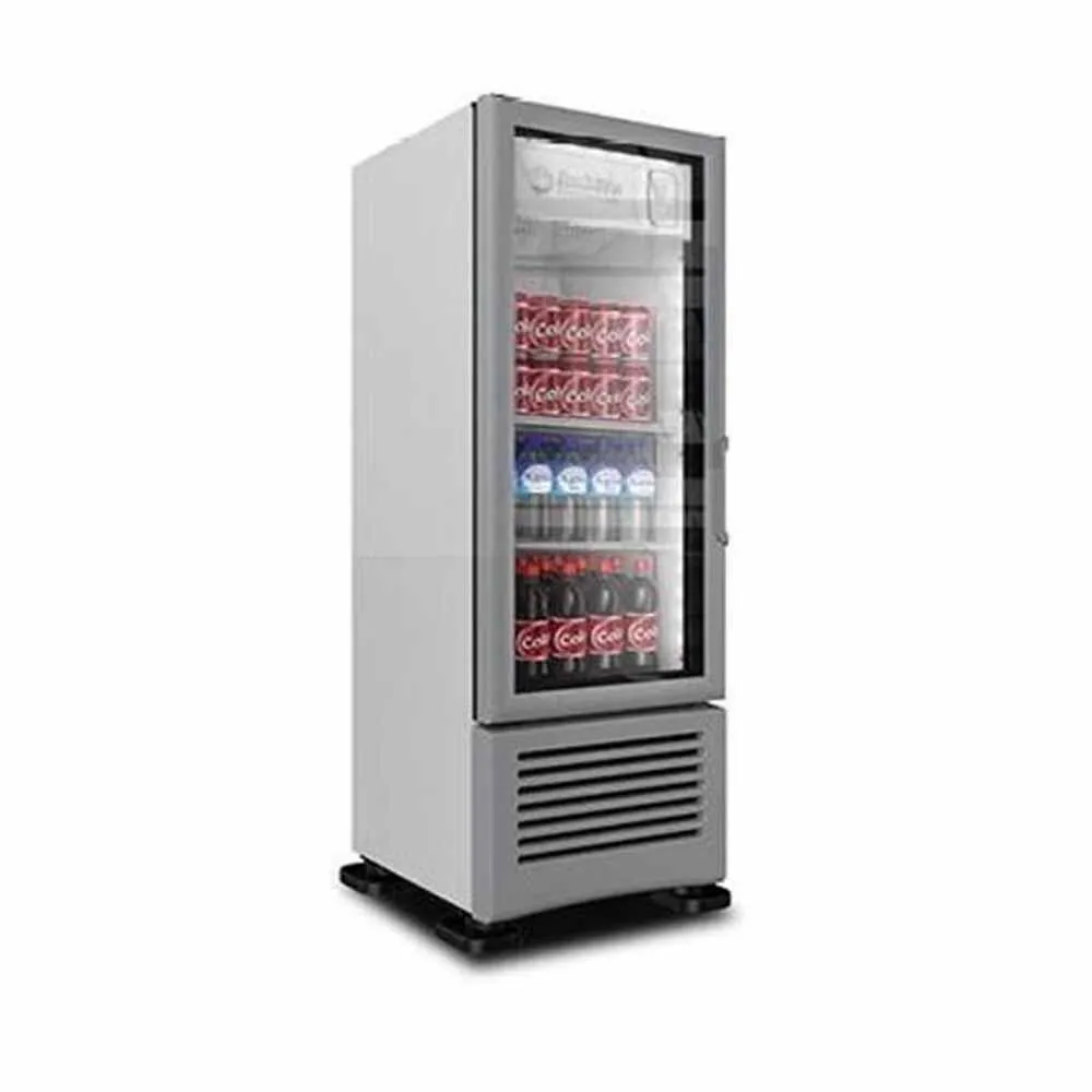 Refrigerador Vertical 1 Puerta Cristal Luz Led 5 Pies (1023798) Imbera VRS05 D