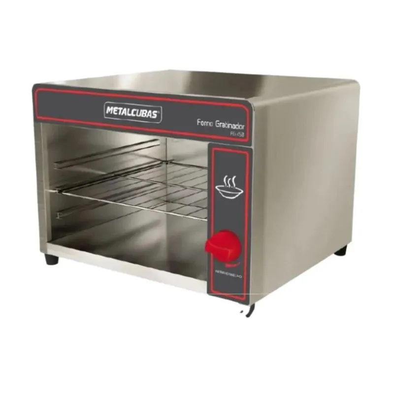Gratinador Salamandra A Gas Infrarrojo Acero Inoxidable Metalcubas FG450