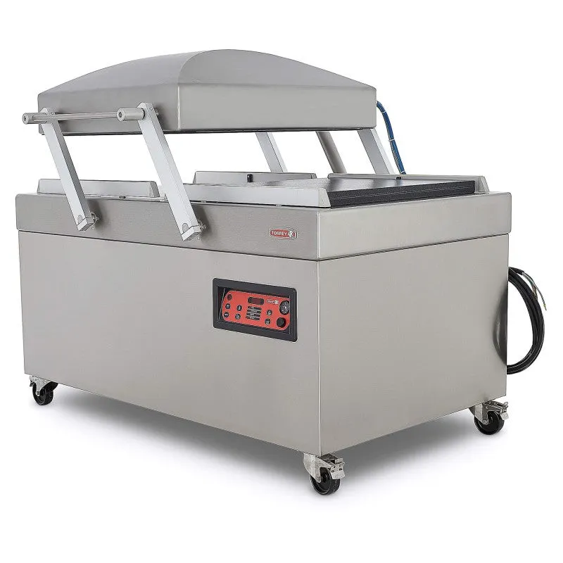 Empacadora al Vacio 4 Barras Selladoras 62cm 160m3/hr Torrey EVDA-2C160