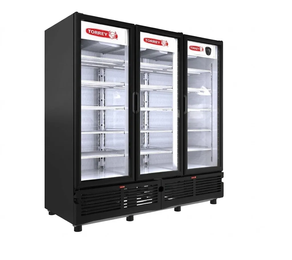 Refrigerador Vertical Exhibidor 3 Puertas Cristal 72 Pies Torrey TVC72-F3