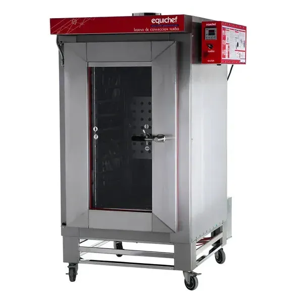 Horno Turbo De Convección a Gas Natural 12 Charolas Equichef HTE12D-GN