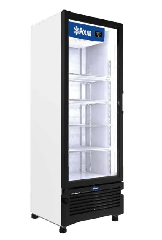 Refrigerador Vertical 1 Puerta Cristal 20 Pies Polar PVC20