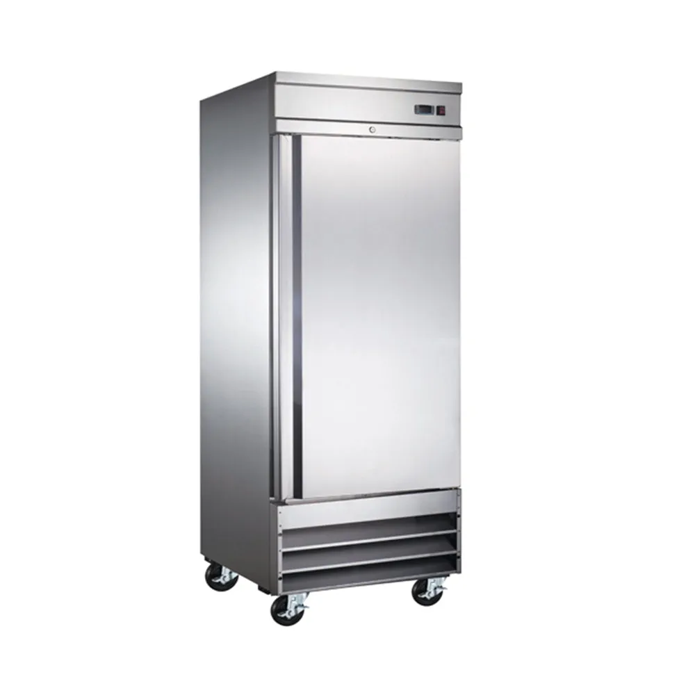 Refrigerador 1 Puerta Sólida Acero Inoxidable 23 Pies Icehaus RV-1PS-SS-01