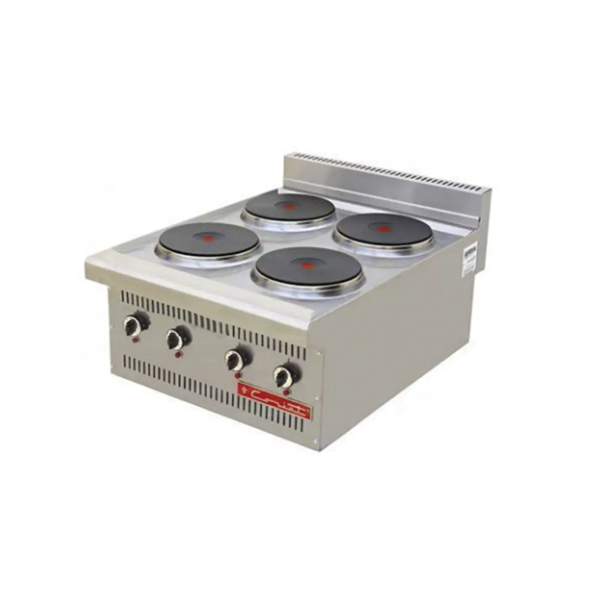 Parrilla Eléctrica 4 Platos de 2600W C/U, 220V, recipientes 30cm ⌀ Coriat PCV-4-E MASTER